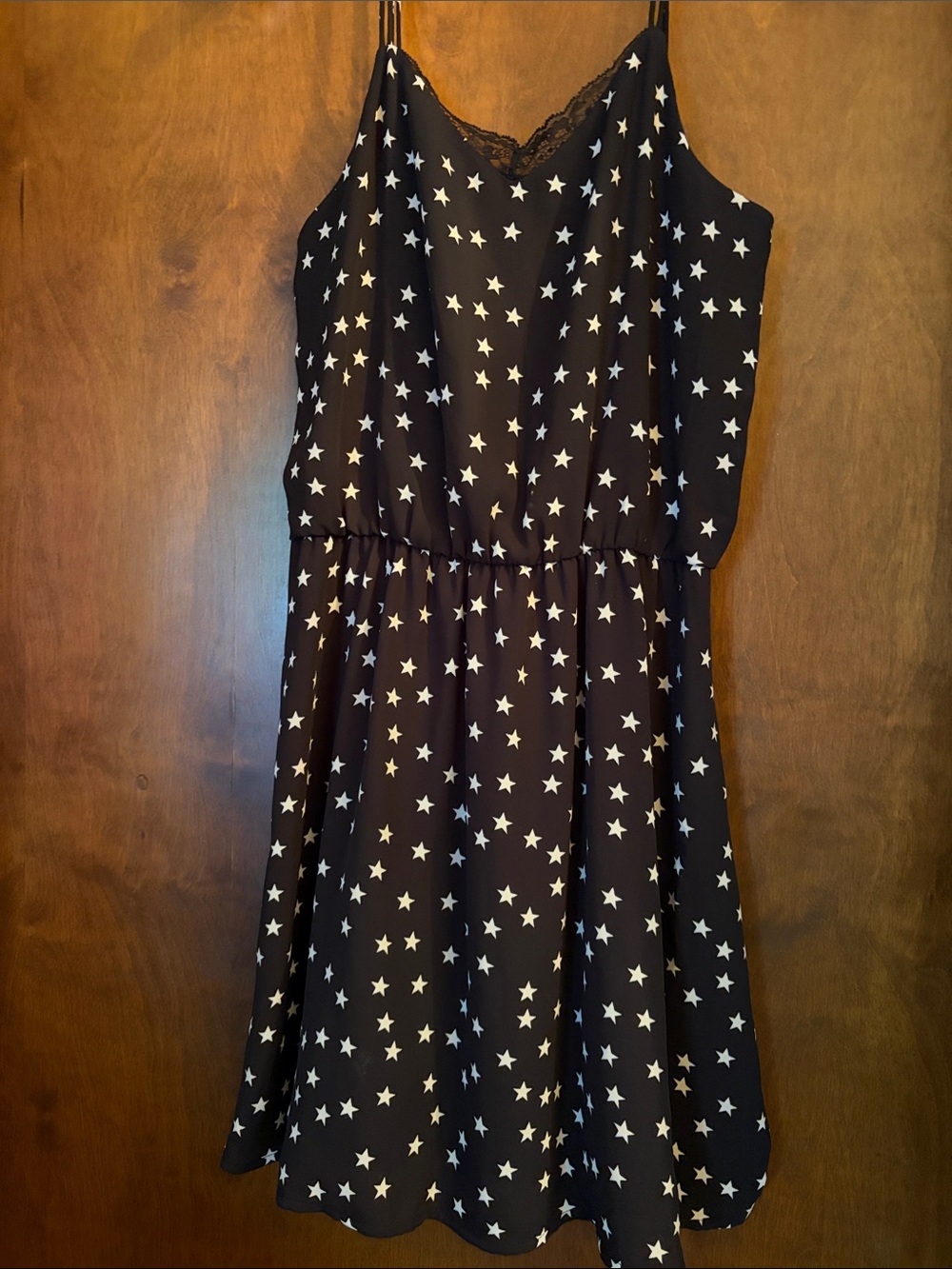 Express star print dress